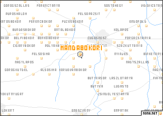 map of Mandabokor I.