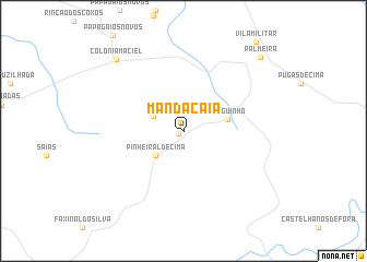 map of Mandaçaia