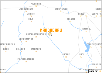 map of Mandacaru