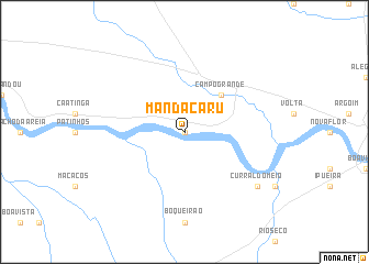 map of Mandacaru