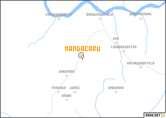 map of Mandacaru