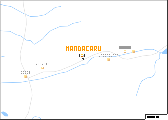 map of Mandacaru