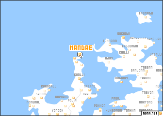 map of Mandae