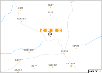 map of Mandafara