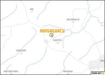 map of Mandaguaçu