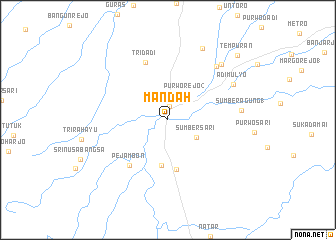 map of Mandah