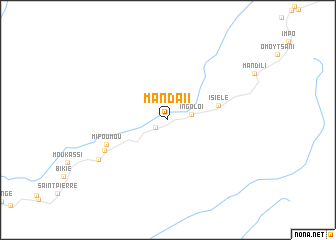 map of Manda II