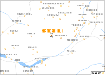 map of Mandai Kili