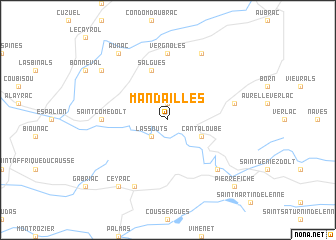 map of Mandailles