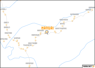 map of Manda I