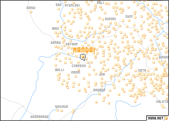 map of Māndai