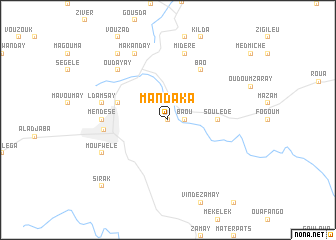 map of Mandaka