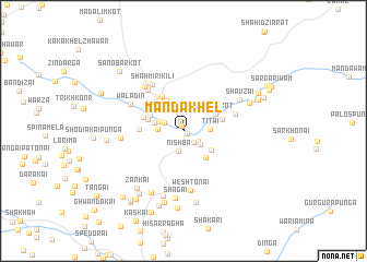 map of Manda Khel