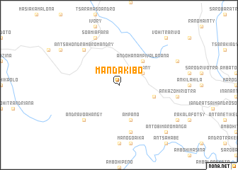 map of Mandakibo