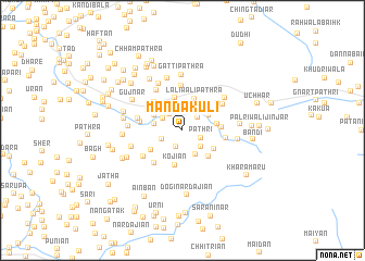 map of Mandakuli