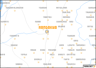 map of Mandakwa