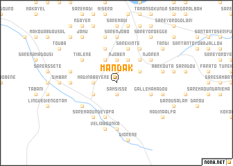 map of Mandak