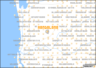 map of Mandalana