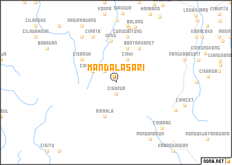 map of Mandalasari