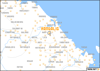 map of Mandalig