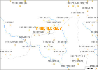 map of Mandalokely