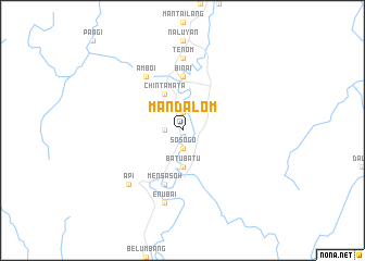 map of Mandalom