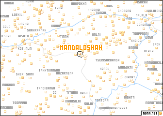 map of Mandalo Shāh