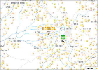 map of Mandāl