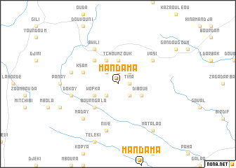 map of Mandama
