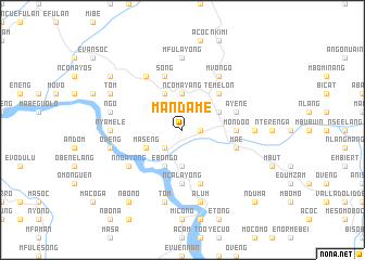 map of Mandame
