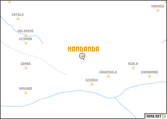 map of Mandanda