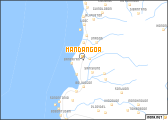 map of Mandangoa