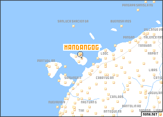 map of Mandangog