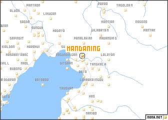 map of Mandaning