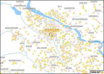 map of Mandān