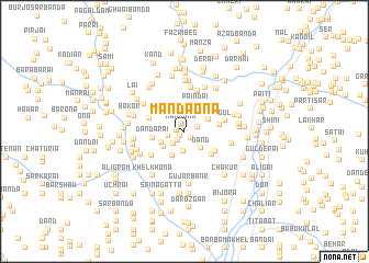 map of Mandāona