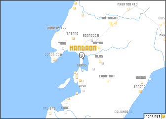 map of Mandaon