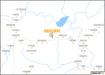map of Mandapi