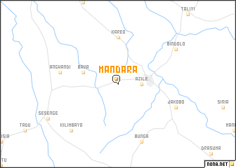 map of Mandara