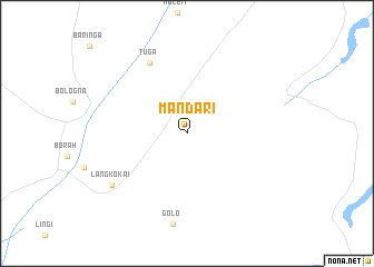 map of Mandari