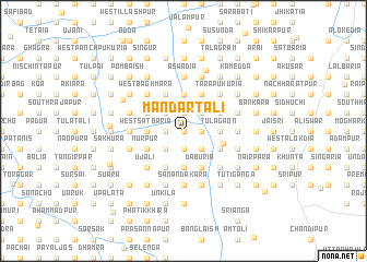 map of Mandārtali