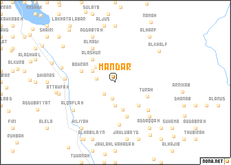 map of Mandar