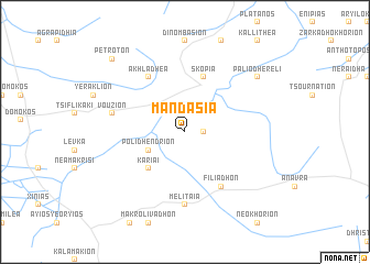 map of Mandasiá