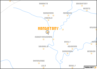 map of Mandatany