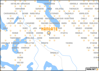 map of Mandate