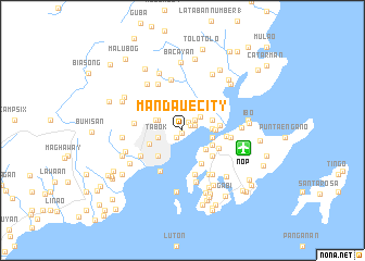 map of Mandaue City