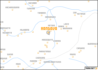 map of Mandava