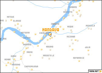 map of Mandava