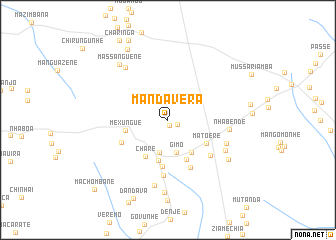map of Mandavera