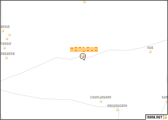 map of Mandāwa